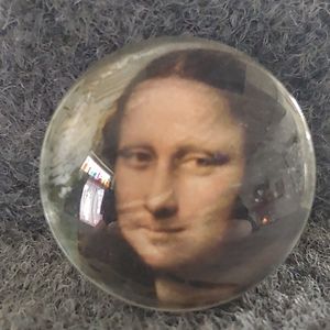 Mona Lisa Glass Magnet